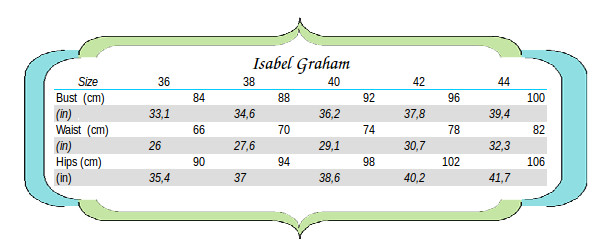 Isabel Graham size chart